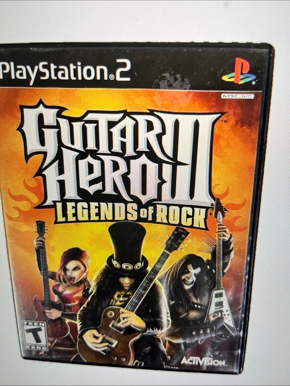 Sony PlayStation 2 - Guitar Hero III: Legends of Rock (Orange & Black)